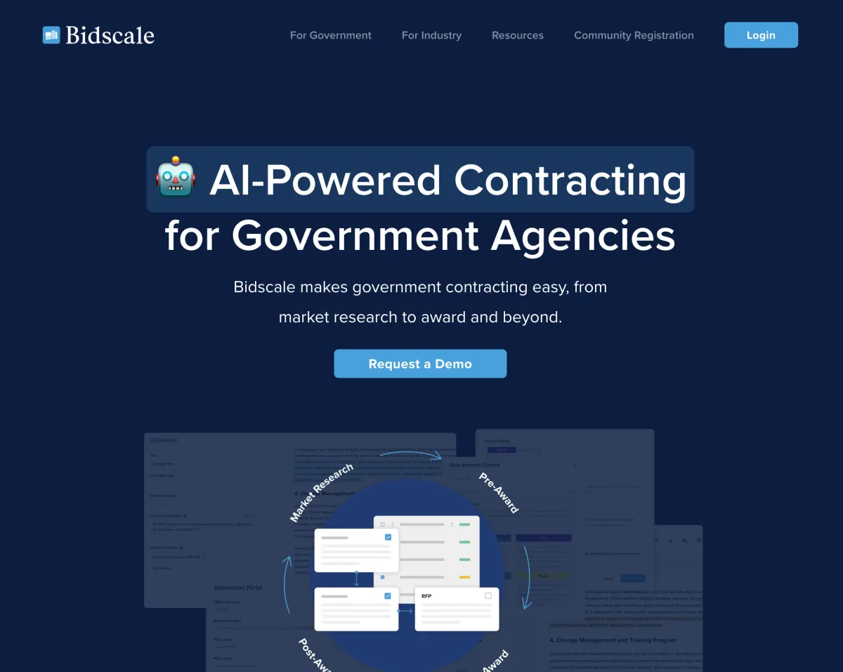Bidscale project screenshot